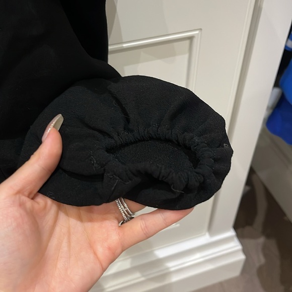 Maje black cold shoulder cut off blouse top long sleeve Size 1 size s - Picture 6 of 11